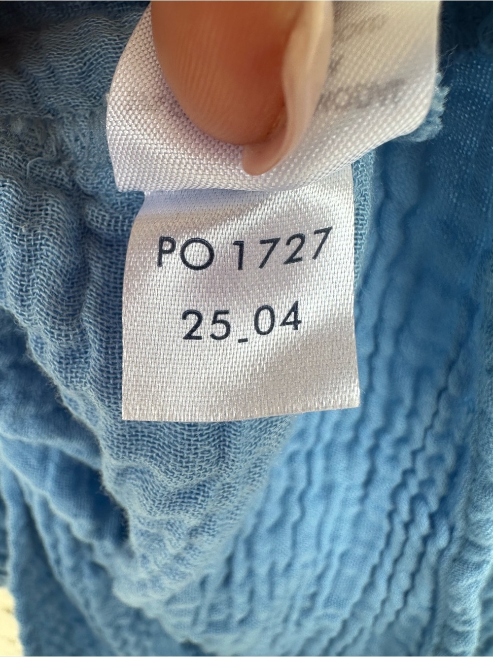 Lake Blue Cotton Gauze Button Front Sleep Tank Top Women's M Loungewear Pajama - Picture 7 of 7